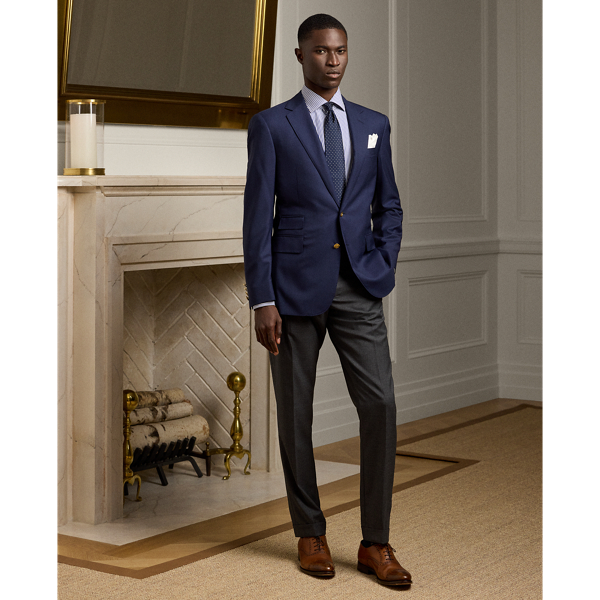 Purple Label Gregory Wool Serge Notch-Lapel Blazer 3
