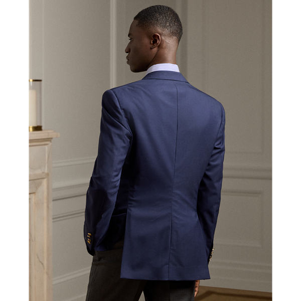 Purple Label Gregory Wool Serge Notch-Lapel Blazer 4