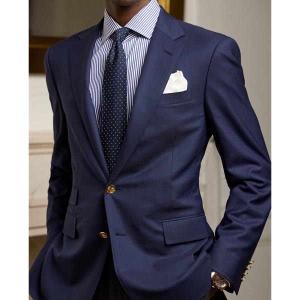 Purple Label Gregory Wool Serge Notch-Lapel Blazer 5