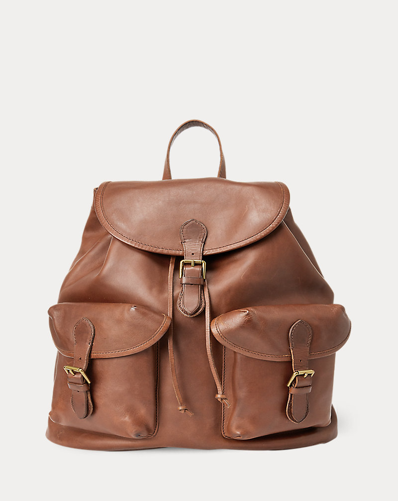 Heritage Leather Backpack Polo Ralph Lauren 1