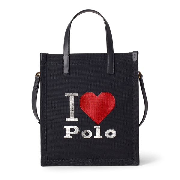 Graphic Small Shopper Tote Polo Ralph Lauren 1