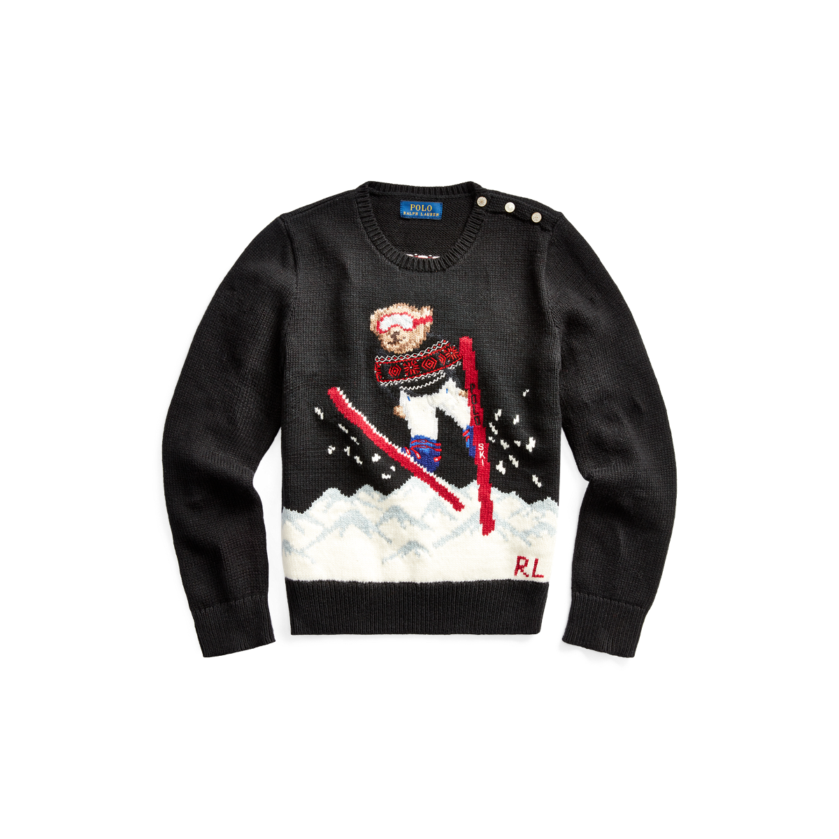 Polo bear deals ski sweater