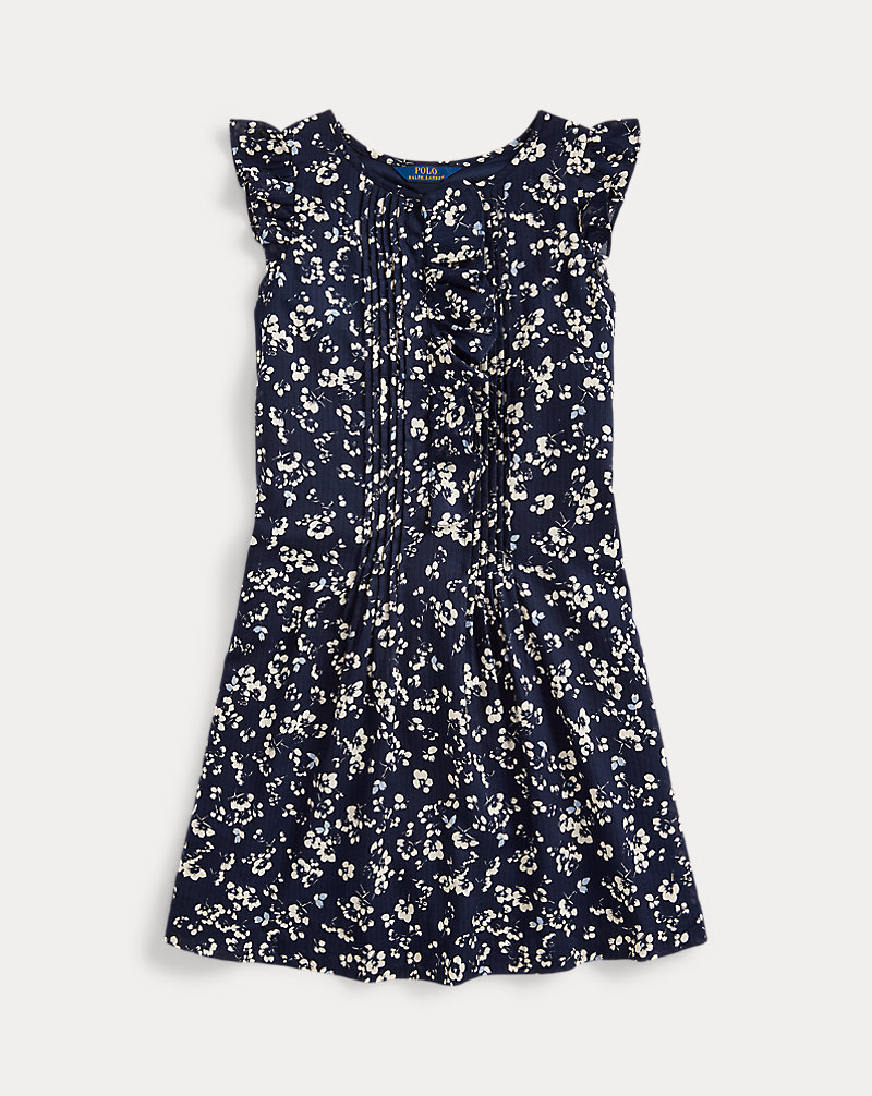 Floral Cotton Dobby Dress GIRLS 7-14 YEARS 1