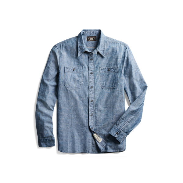 Indigo Chambray Workshirt RRL 1