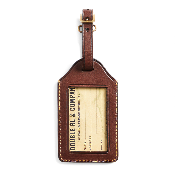 Hand Tooled Luggage Tag