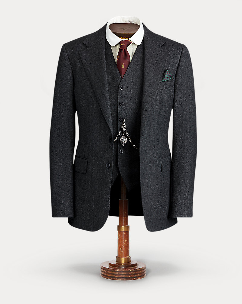 Wool Flannel Suit Jacket RRL 1