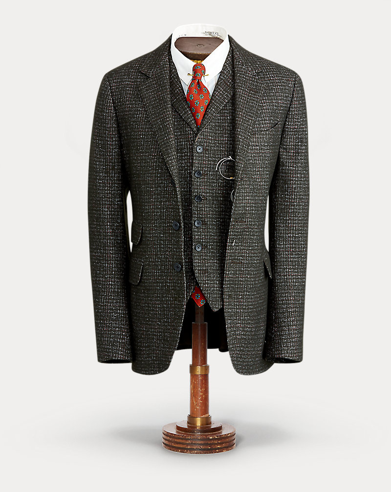 Plaid Wool-Blend Suit Jacket RRL 1