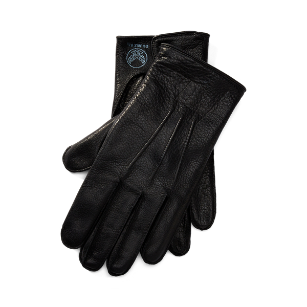 Gants doubles en cuir pour homme Ralph Lauren FR