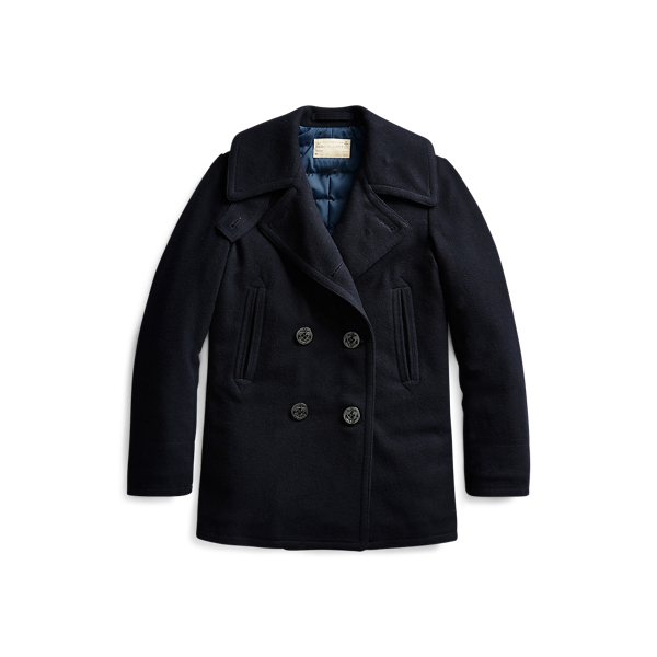 Wool Blend Peacoat voor Women Ralph Lauren NL