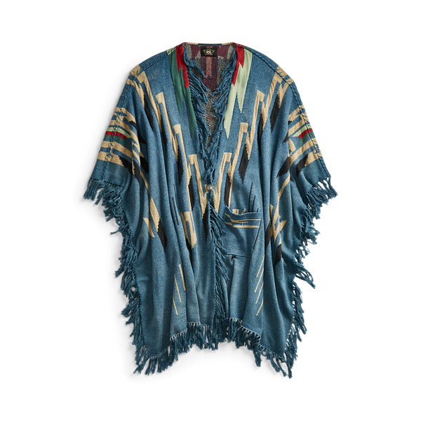 ralph lauren silk poncho