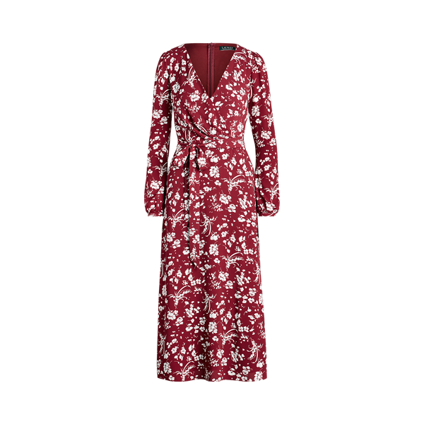 Floral Long-Sleeve Midi Dress for Women | Ralph Lauren® UK