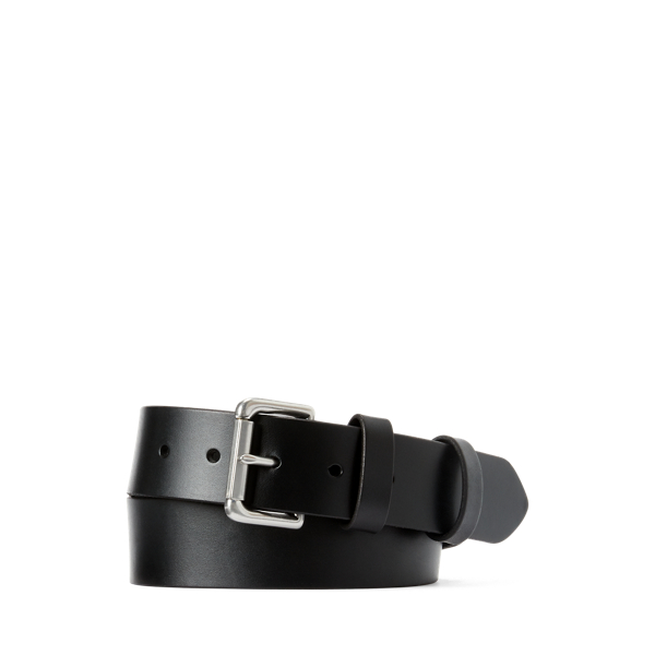 BOL Men's Solid Leather Roller Removable Buckle Belt