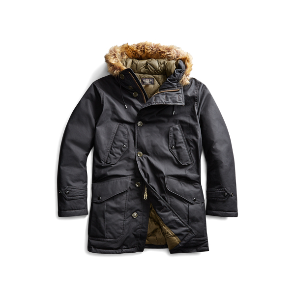 Polo ralph lauren waxed jacket top