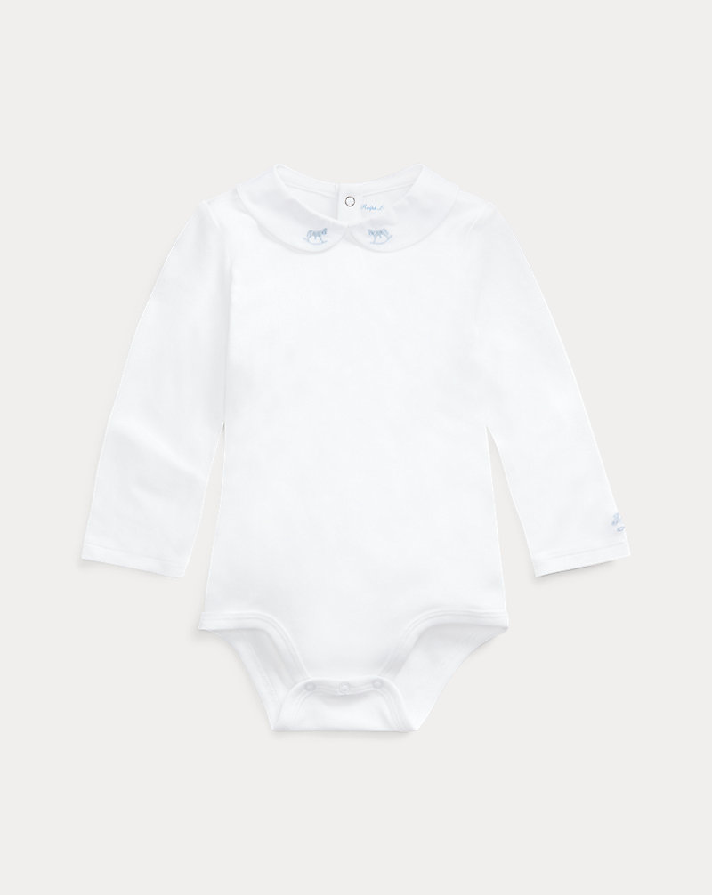 Embroidered Cotton Bodysuit Baby Boy 1
