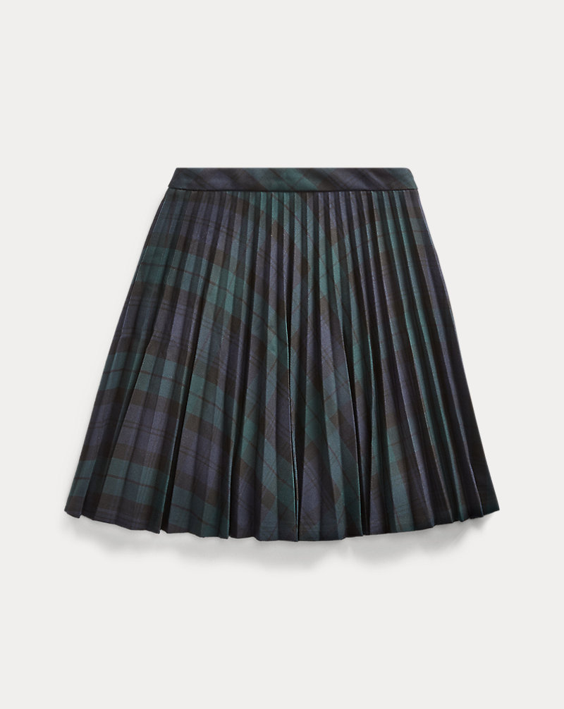 Tartan Pleated Twill Skirt Girls 7-16 1