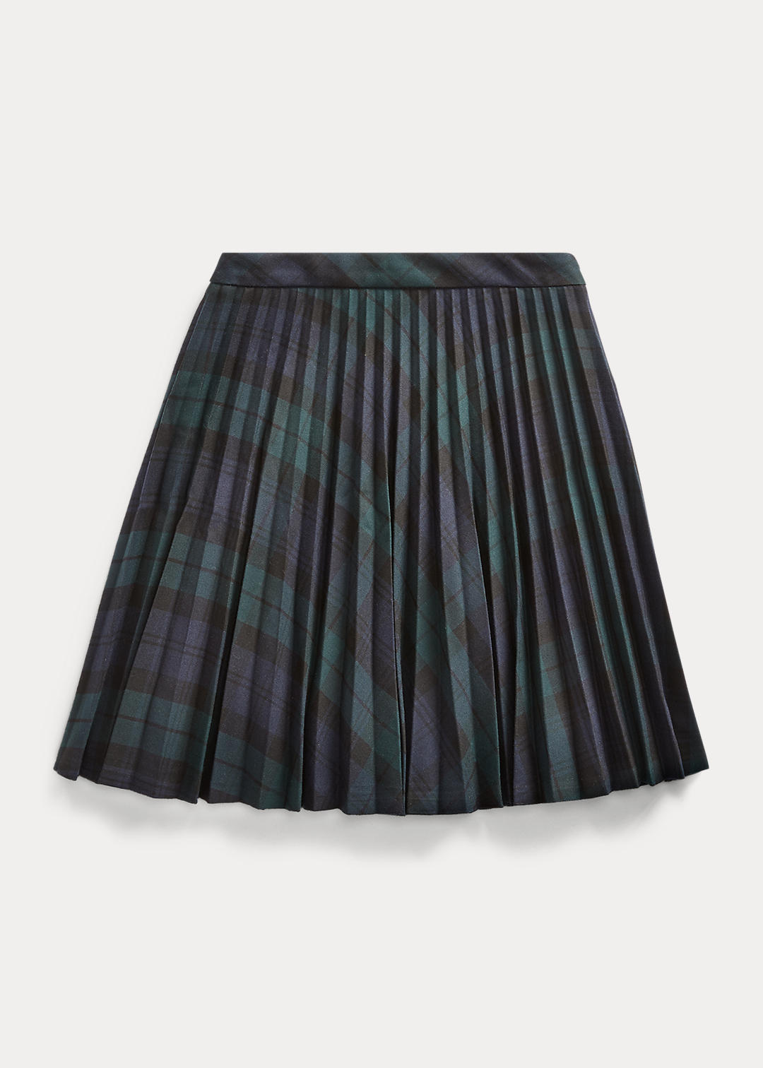 Girls 7-16 Tartan Pleated Twill Skirt 1