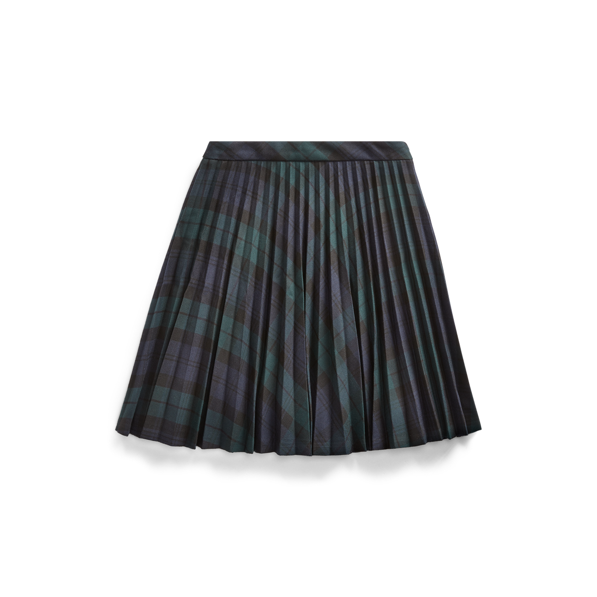 Tartan Pleated Twill Skirt | Ralph Lauren