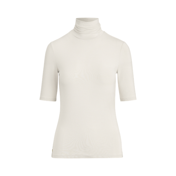 Stretch Jersey Turtleneck