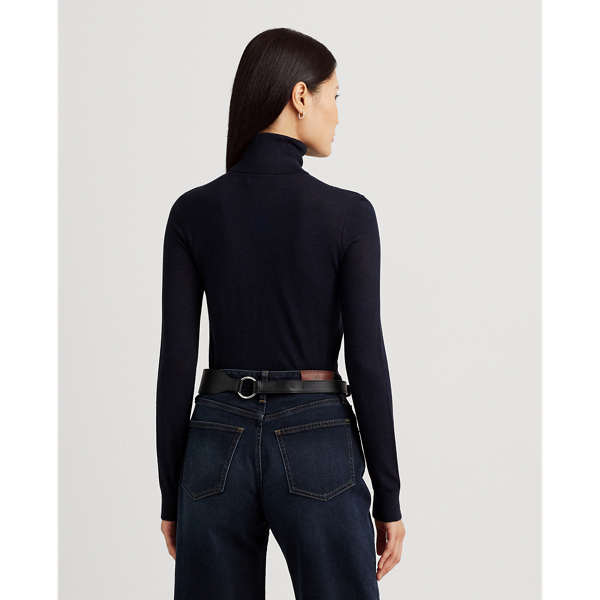Lauren Silk-Blend Roll Neck 5