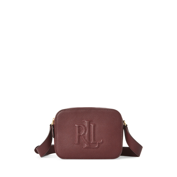 Ralph lauren leather online hayes crossbody