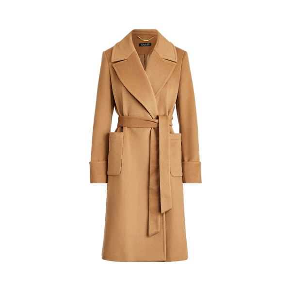 Lauren ralph lauren wool wrap coat 2025