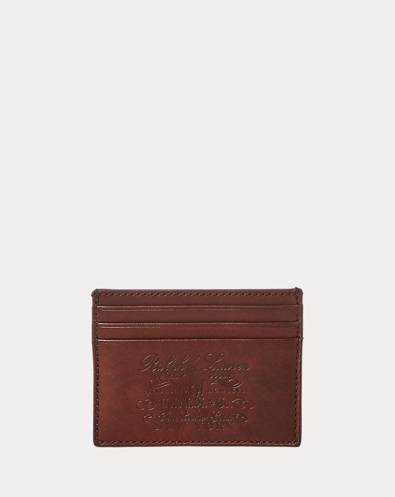 Heritage Full-Grain Card Case Polo Ralph Lauren 1