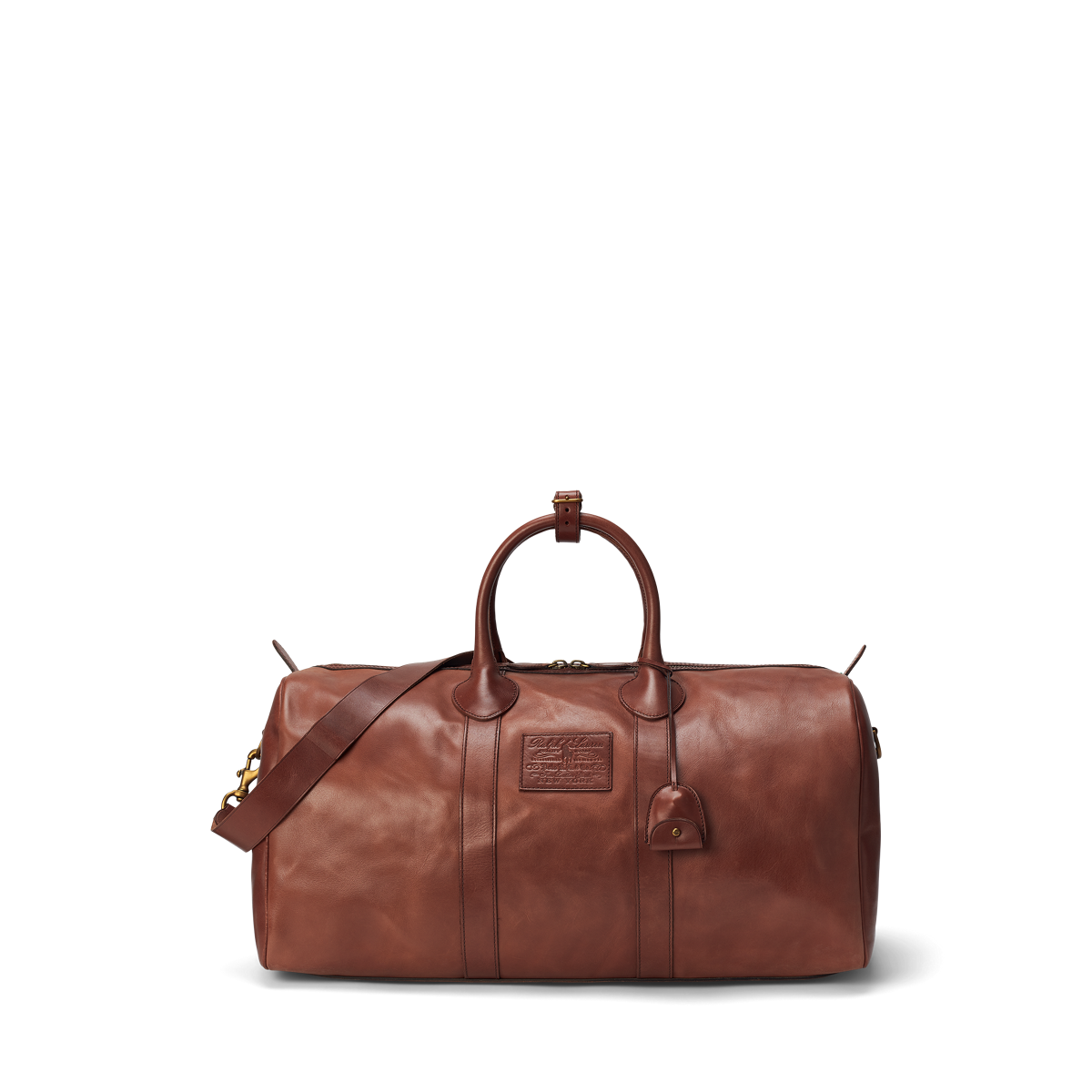 Polo Ralph Lauren Leather Proprietor Duffel Bag - Brown