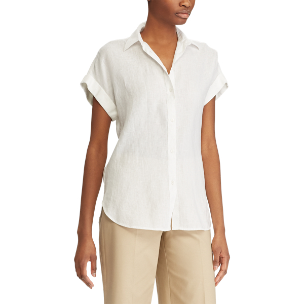 ralph lauren women's short sleeve shirt