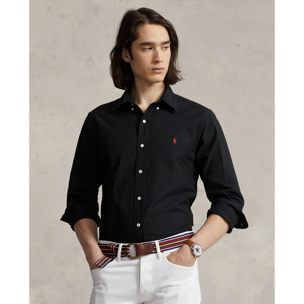 Custom Fit Garment-Dyed Oxford Shirt
