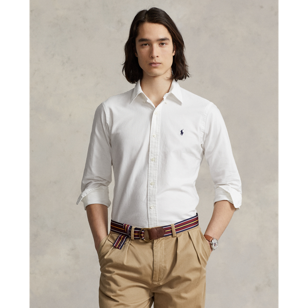 Gefärbtes Custom-Fit Oxfordhemd