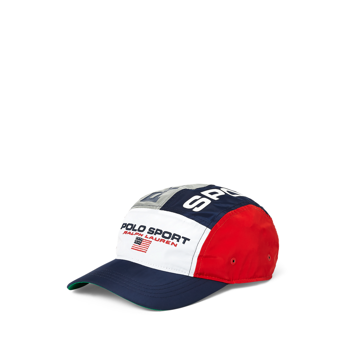 Polo sport silver best sale 5 panel cap