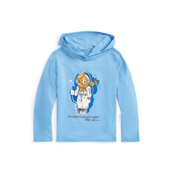 Diving Bear Hooded Tee for Boys | Ralph Lauren® IN