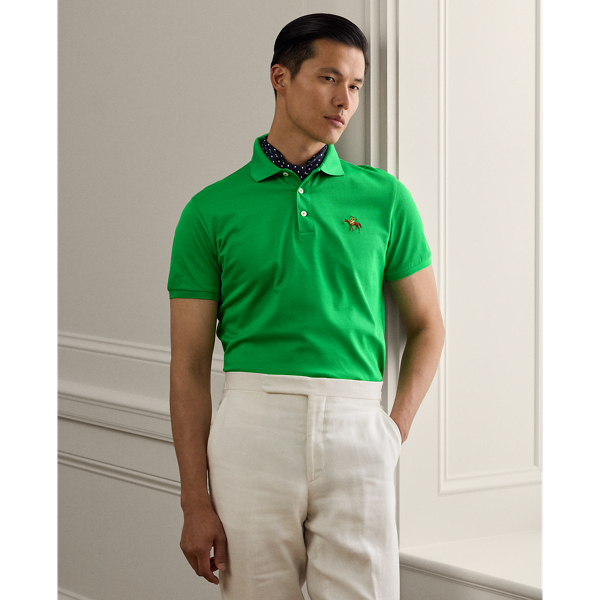 Custom Slim Fit Pique Polo Shirt