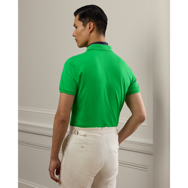 Purple Label Custom Slim Fit Pique Polo Shirt 5