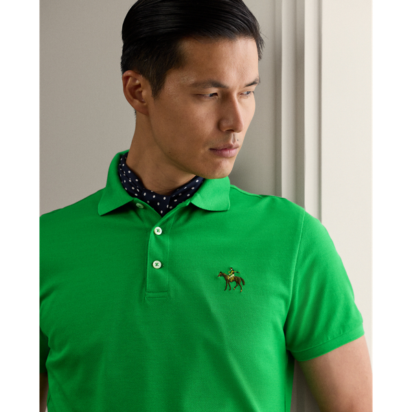 Purple Label Custom Slim Fit Pique Polo Shirt 6
