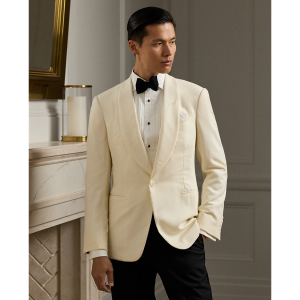 Mens cream blazer jacket clearance