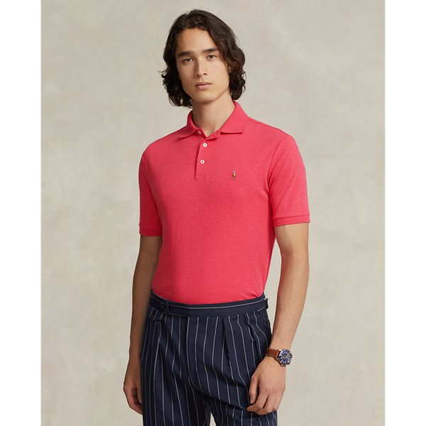 Men's Red Soft Cotton Polo Shirts