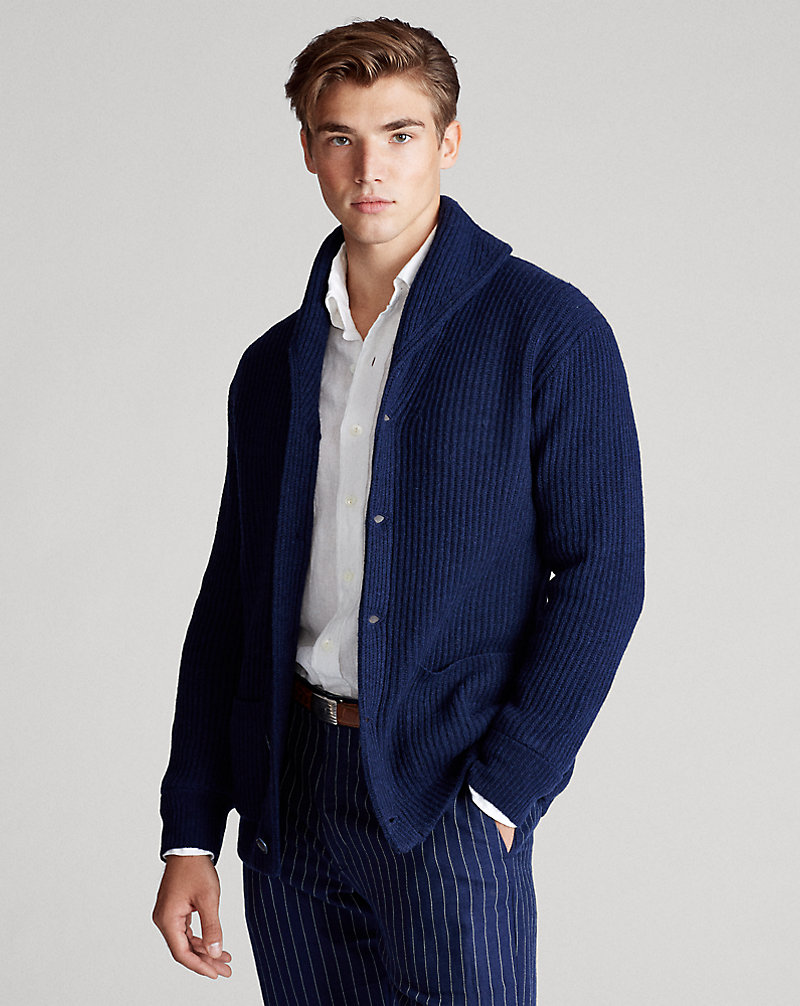 Wool Shawl-Collar Cardigan Polo Ralph Lauren 1