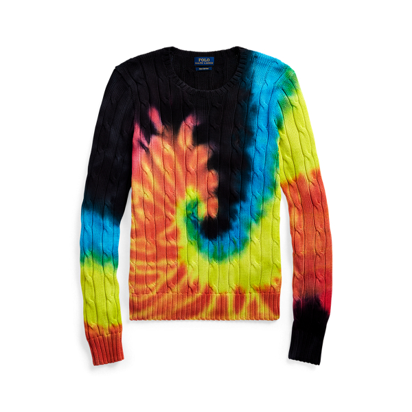 Tie Dyed Cable Knit Jumper for Women Ralph Lauren IN