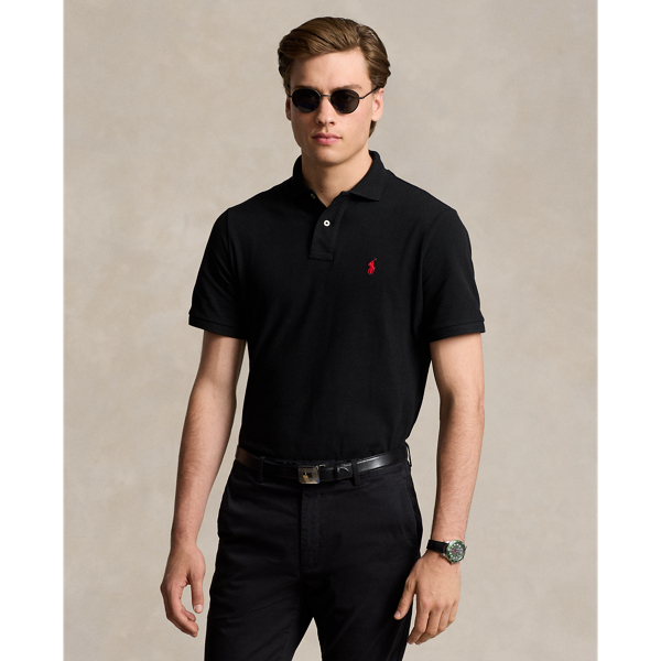 Classic Fit Mesh Polo Shirt