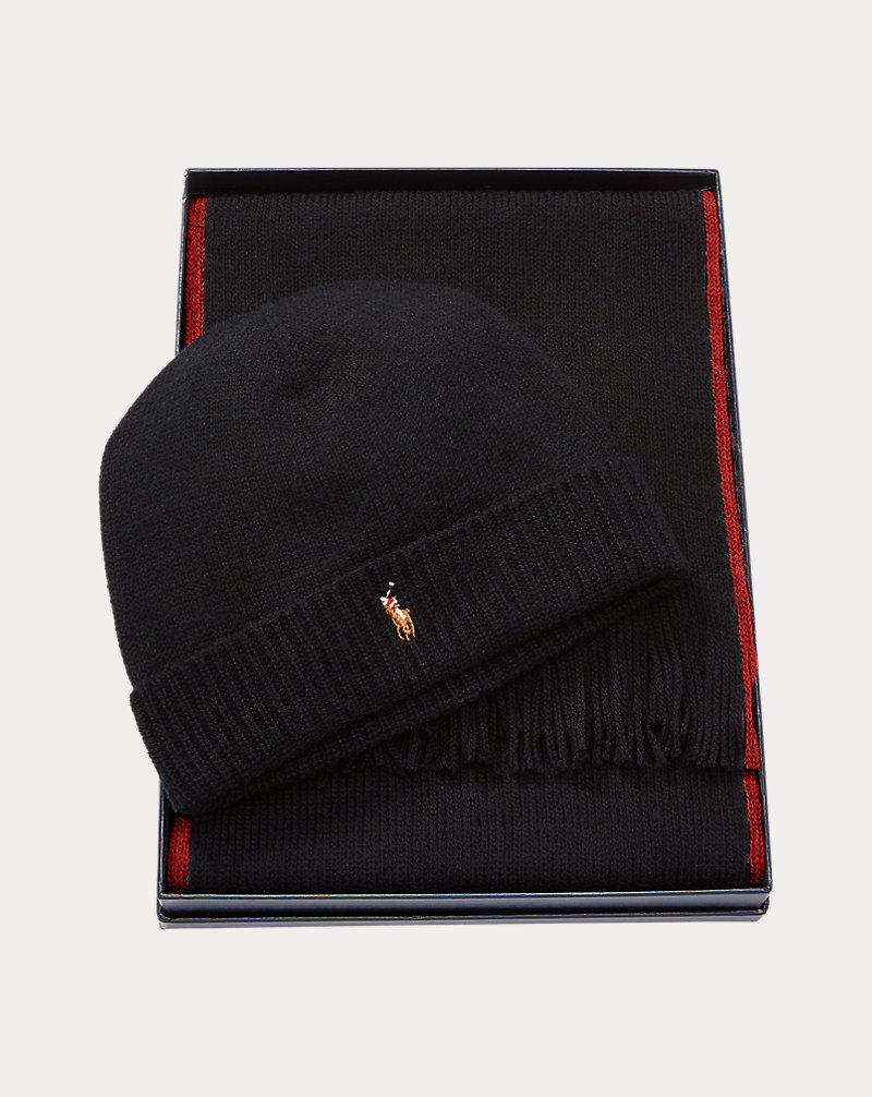 Wool Hat & Scarf Gift Set Polo Ralph Lauren 1