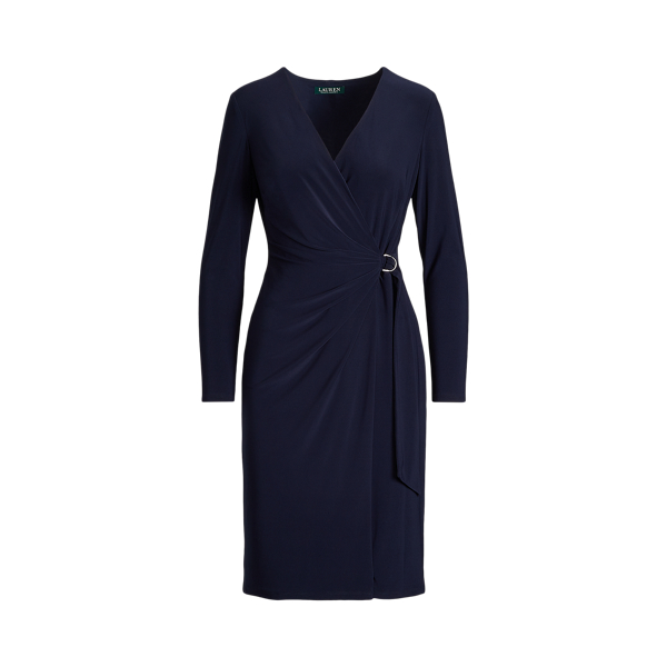Wrap-Style Jersey Dress Lauren 1