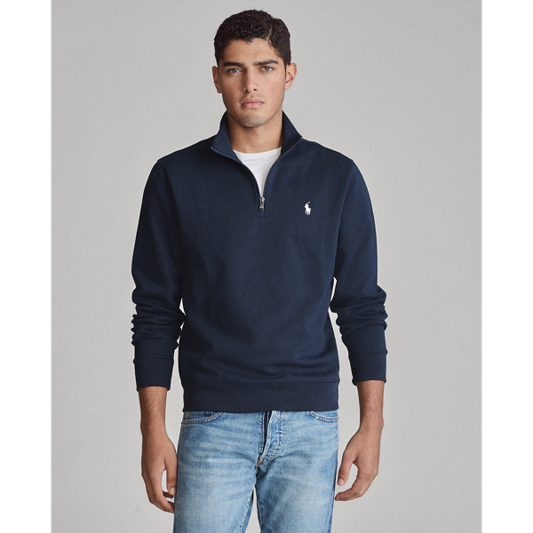 Double-Knit Quarter-Zip Sweatshirt Big & Tall 1