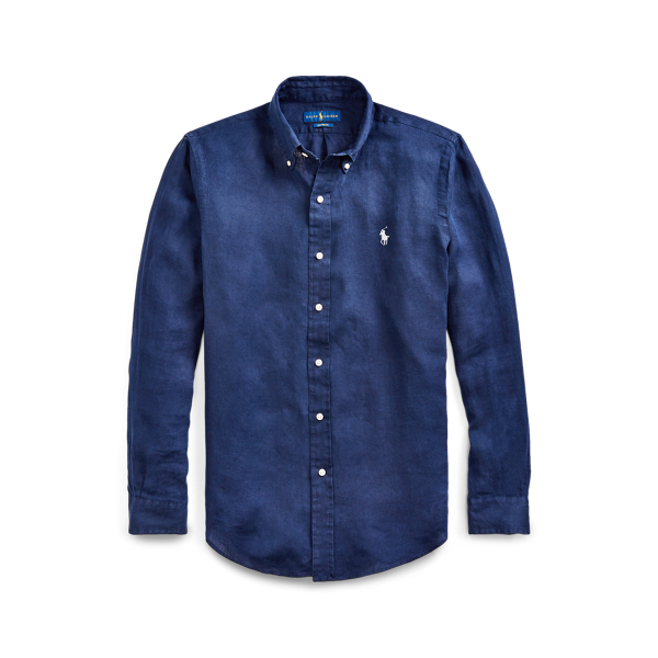 Camicia in lino ralph lauren deals