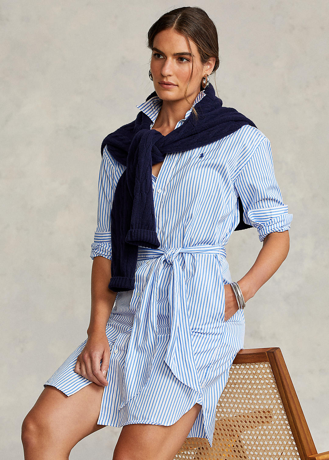 Polo Ralph Lauren Striped Belted Shirtdress 3