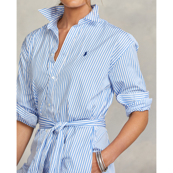 Polo Ralph Lauren Striped Belted Shirtdress 6