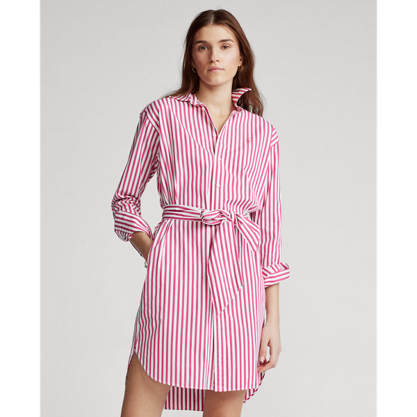 Striped Belted Shirtdress Polo Ralph Lauren 1
