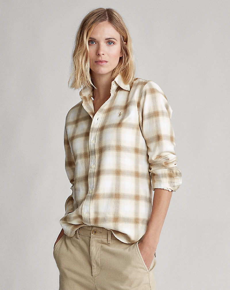 Flannel Button-Down Shirt Polo Ralph Lauren 1