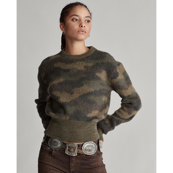 Camo-Print Wool Jumper Polo Ralph Lauren 1