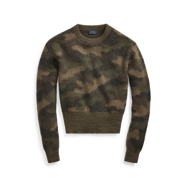 Camo Print Wool Jumper for Women Ralph Lauren UK